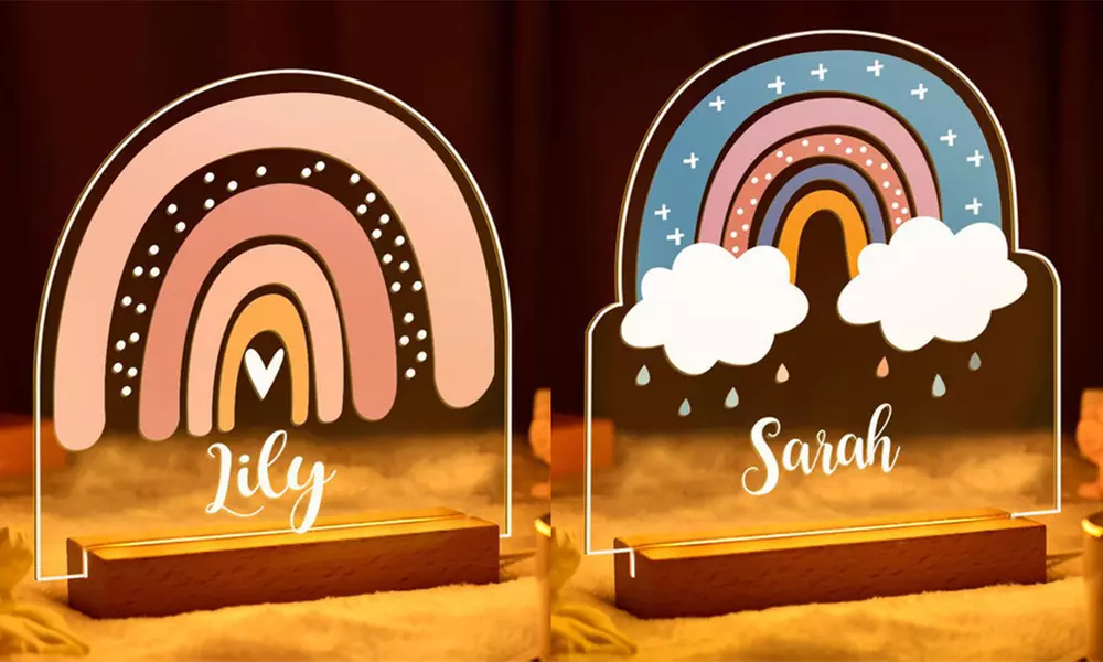 Design-Nachtlicht für Kinder mit Namen von Justyling