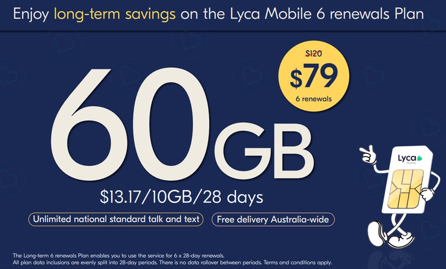 Image 2: Lyca Mobile 6 or 12 Months - 10GB/Per Month from Lycamobile