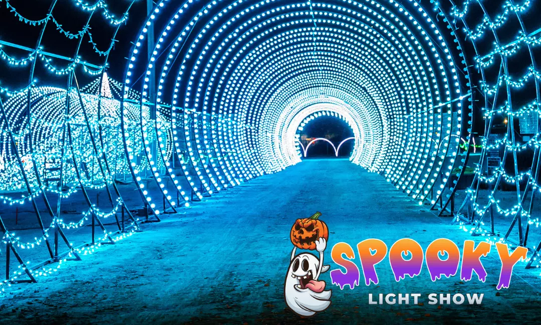 Drive Through a Spooky Light Show: Halloween Fun in South Jordan