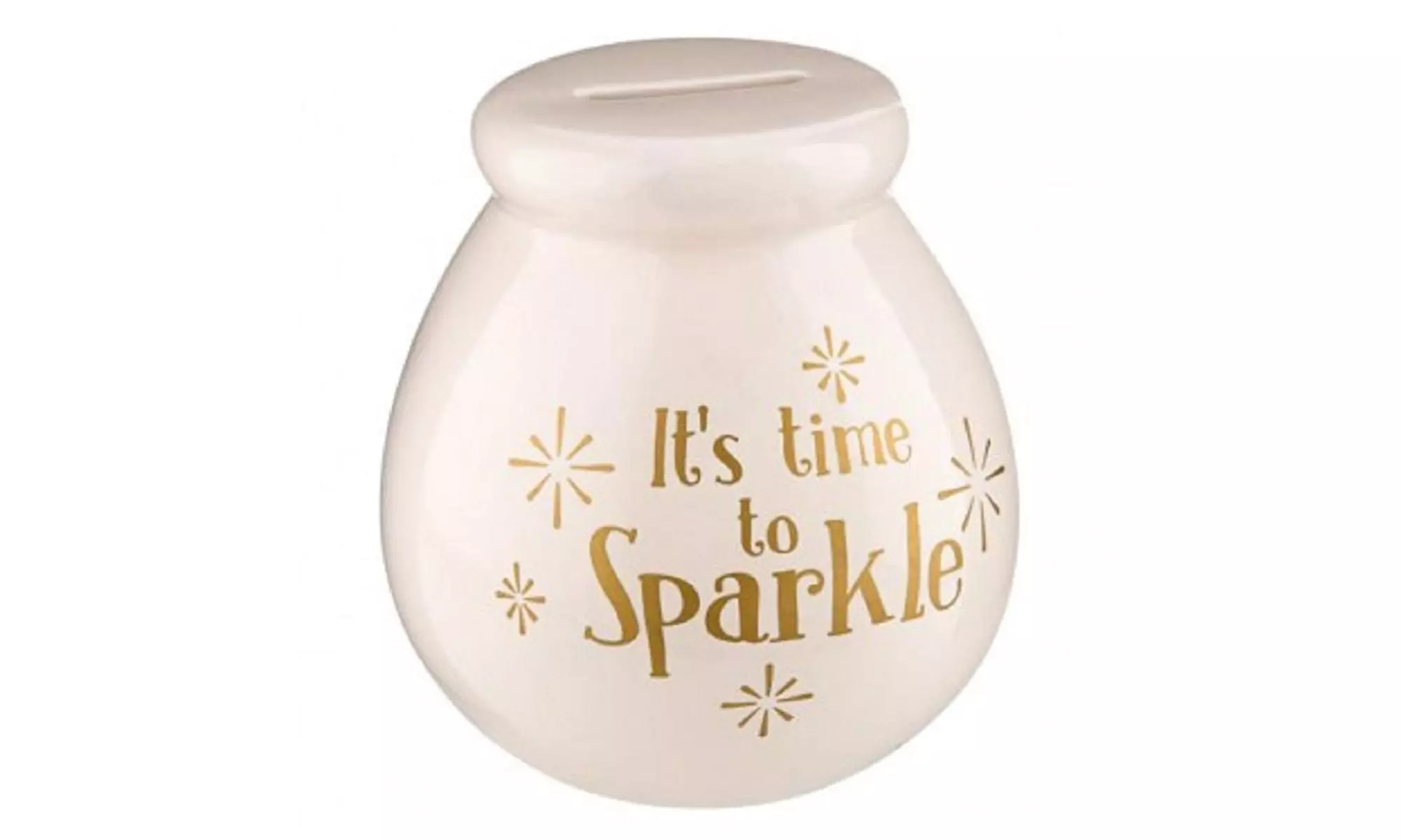 Ceramic Sparkle Money Box - Primary Image