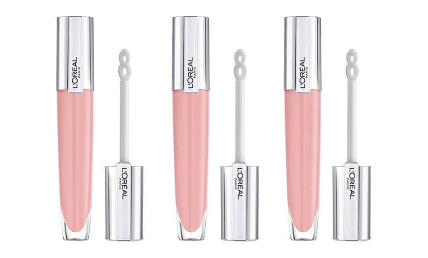 Image 3: Up to Four-Pack of L'Oreal Paris Sheer Pink Lip Gloss 6.4ml