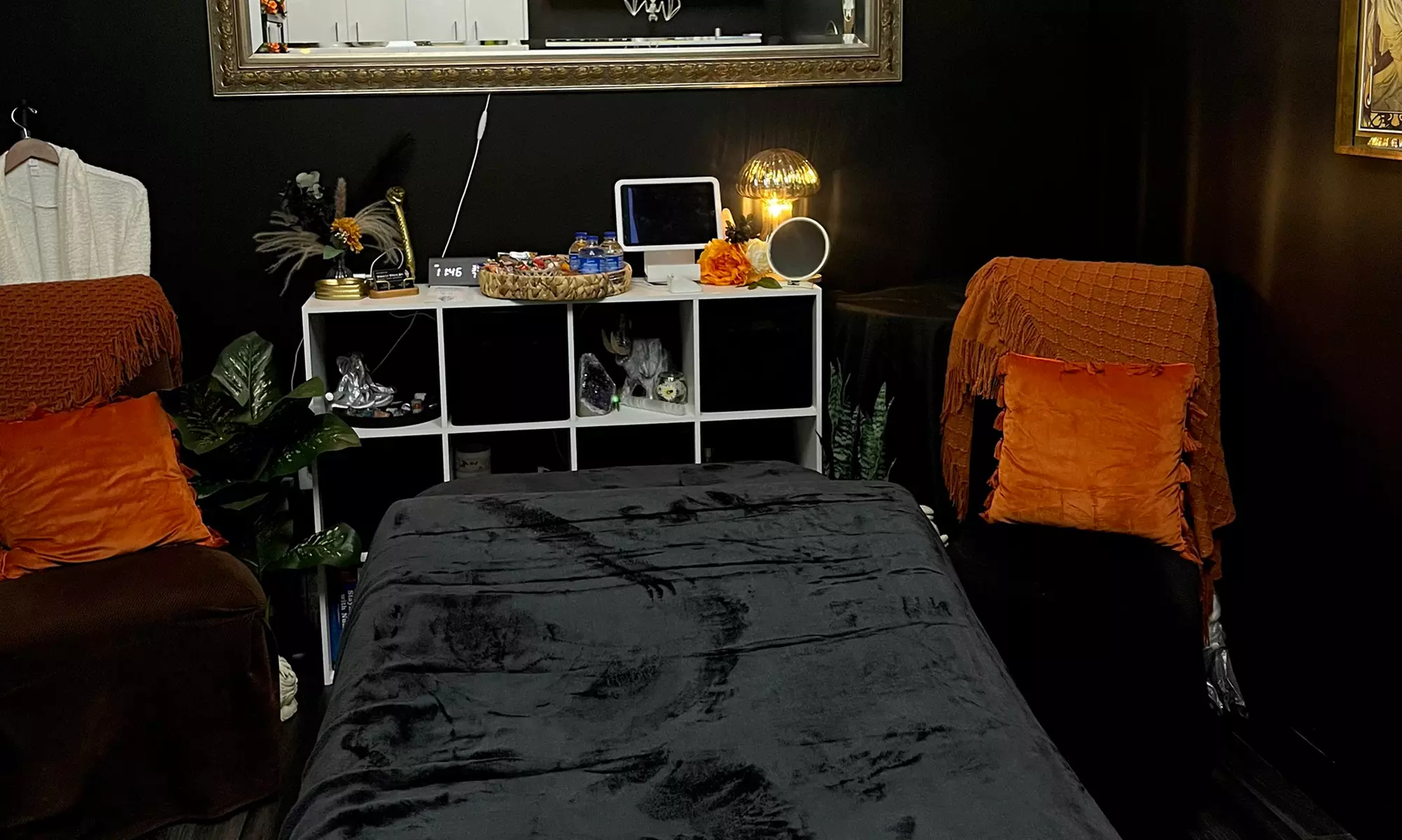 Relaxing back facial and massage options available