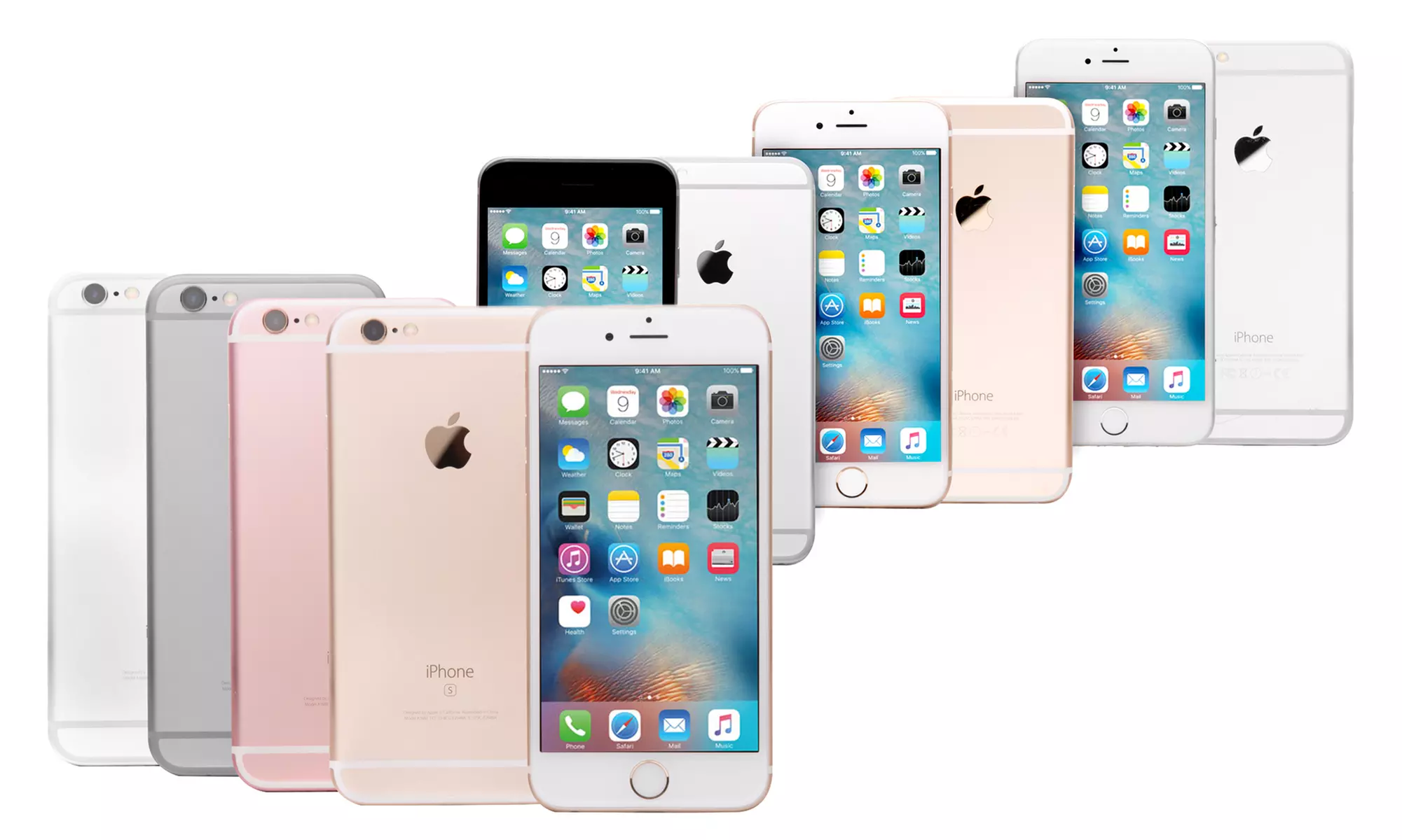 Apple iPhone 6, 6s, 6 Plus, or 6s Plus (GSM Unlocked) (Refurbished B-Grade) with Generic Lightning Cable & Power Adapter - Primary Image