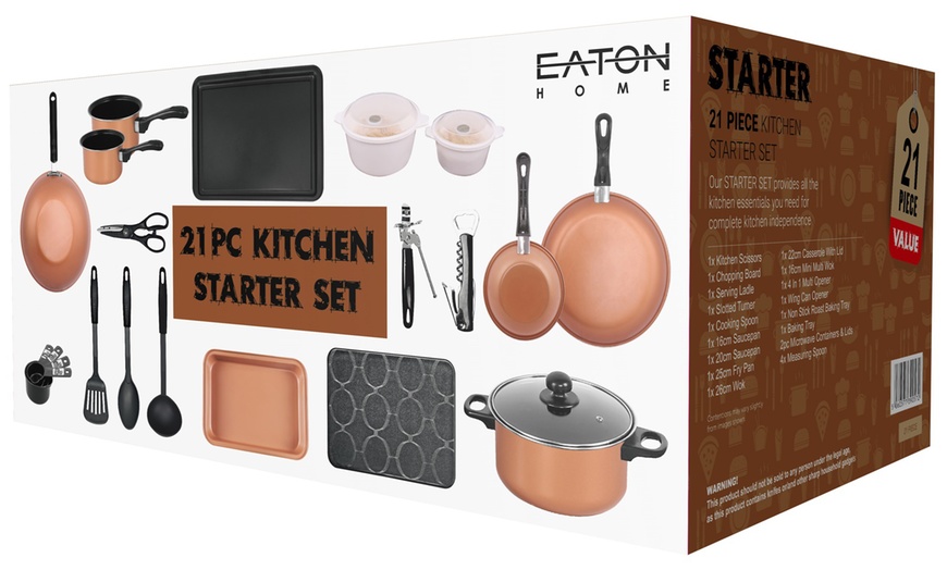 Image 2: 21-Piece Kitchenware Set