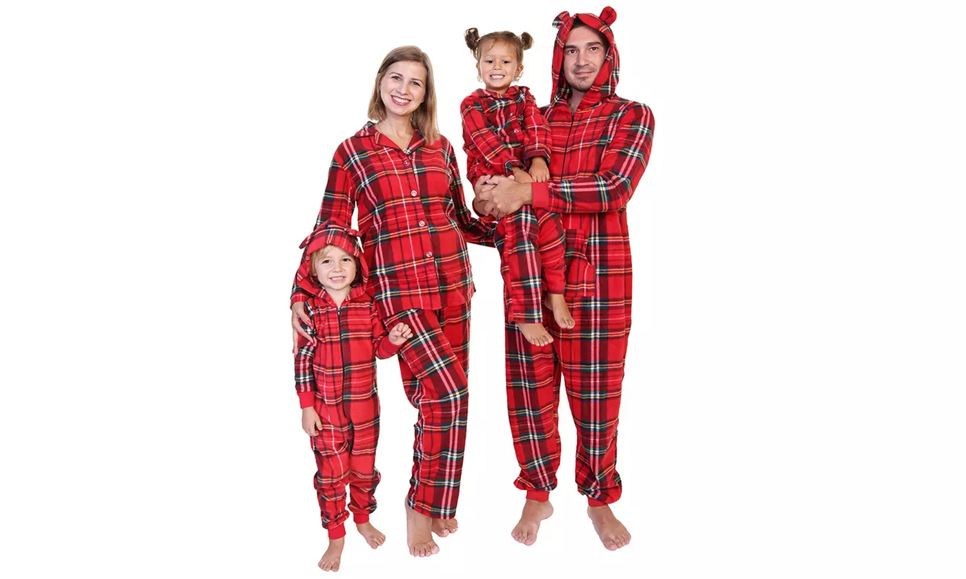 Holiday Family Pajamas. Multiple Options and Plus Sizes Available. - Primary Image