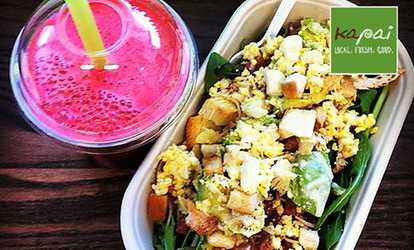 Salad, Wrap, Puku or Kebab