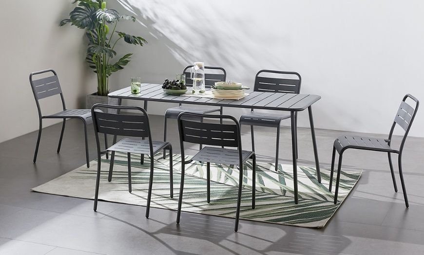 Image 1: Ensemble table et chaises 6 places "Evora" par Kocoon 