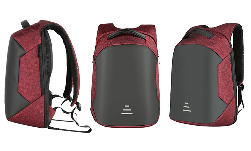 Image 9: One or Two Anti-Theft Backpacks with Optional Cable