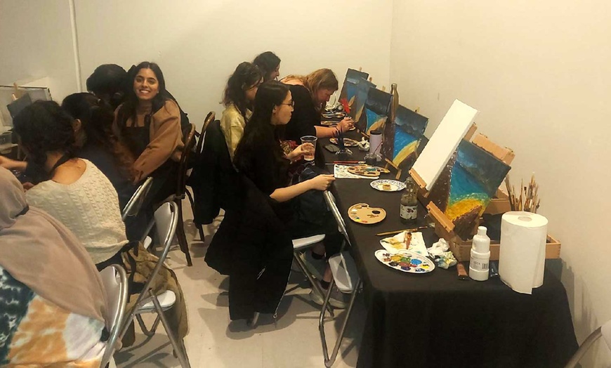 Image 22: Unleash Your Inner Artist: Three-Hour Paint and Sip Session