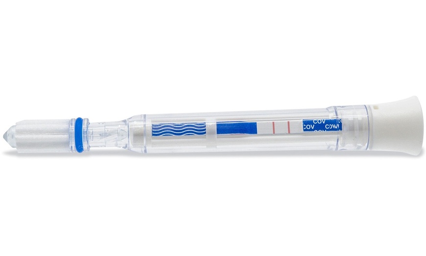 Image 3: At Home Ecotest COVID-19 Rapid Antigen Saliva Test Pen