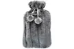 One, Two or Three 2-Litre Hot Water Bottles with a Plush Covers - Second Medium