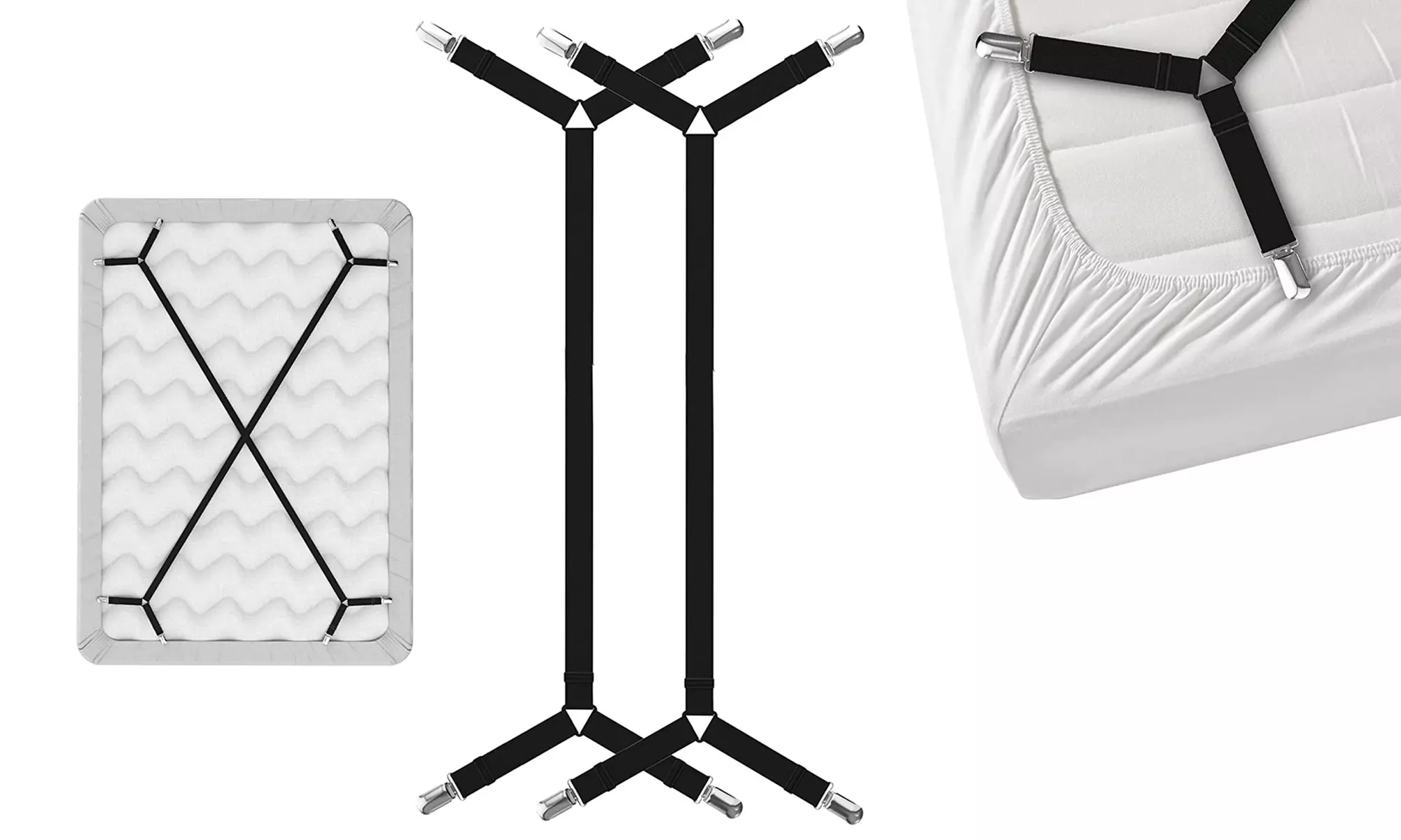 2x oder 4x Bettlakenspanner