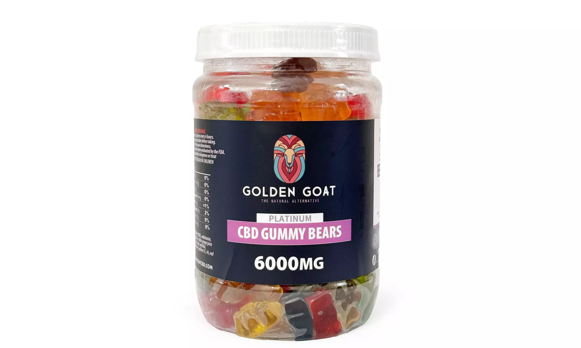 3000MG - 12,000MG Premium Grade CBD Infused Gummies by Golden Goat