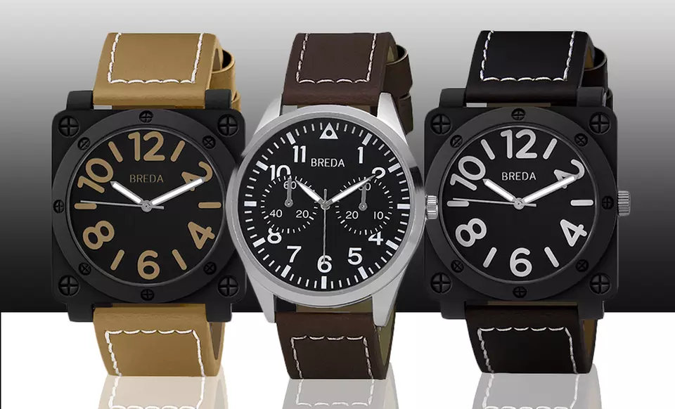 Breda Jaxon, Dexter, or Zach Men's Watches. Multiple Styles Available. - Primary Image
