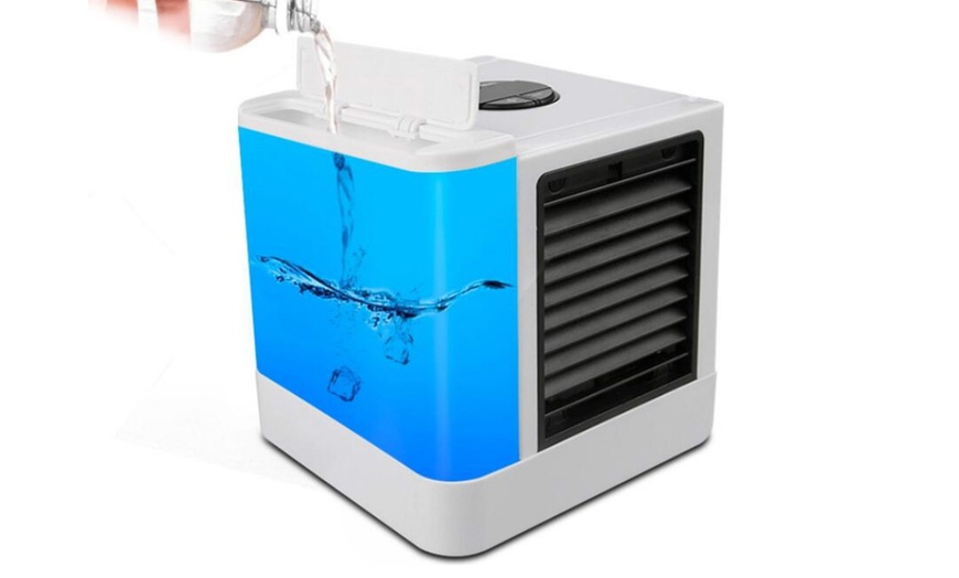 Image 1: Desktop Water Cooling Air Cooler
