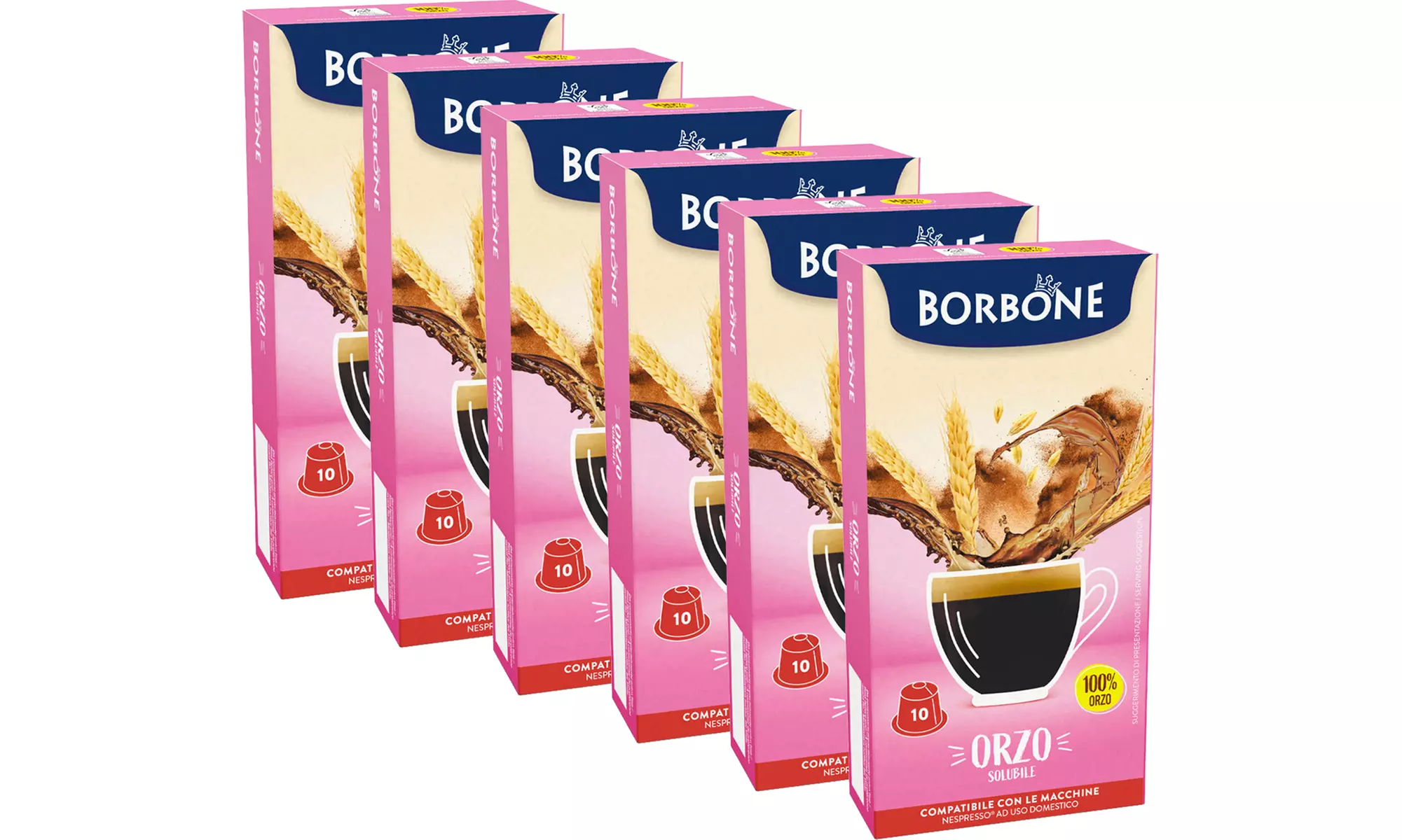 60 o 120 capsule Borbone compatibili con Nespresso