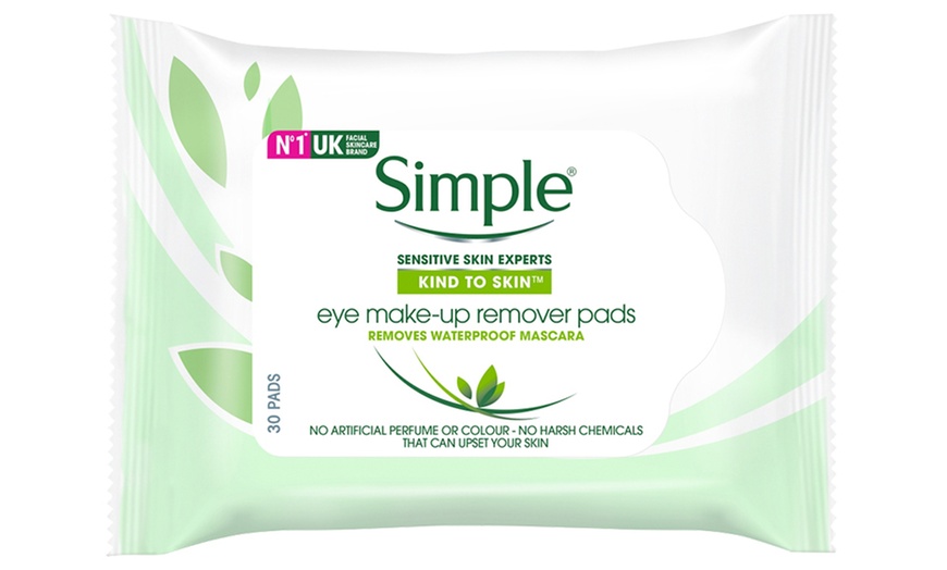 Image 2: Simple Eye Makeup Remover Pads