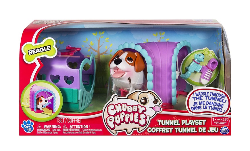 Image 3: SpinMaster Chubby Puppies Playset