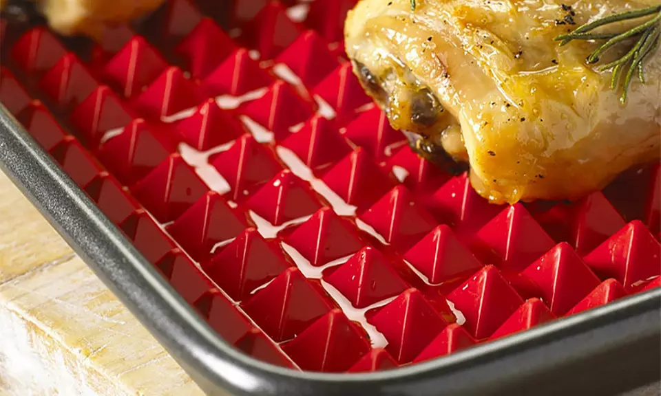 Silikon Backmatte mit Pyramidenwürfeln - Primary Image