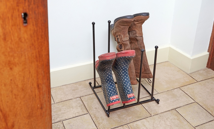 Image 5: Two-Tier Boot Stand