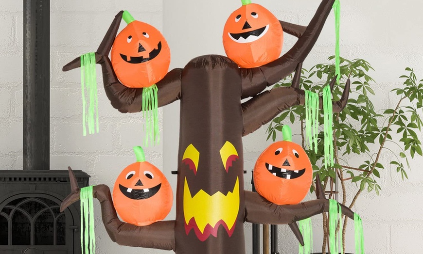 Image 11: HomCom Halloween Ghost Tree
