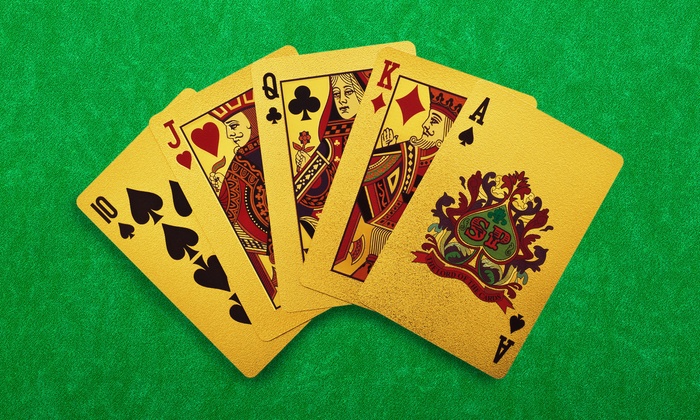 24-Karat-Gold Playing Cards | Groupon Goods