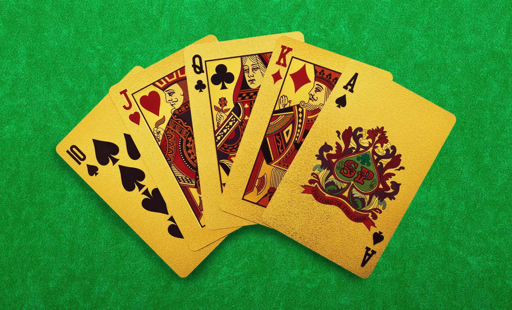 24-Karat-Gold Playing Cards - Primary Image