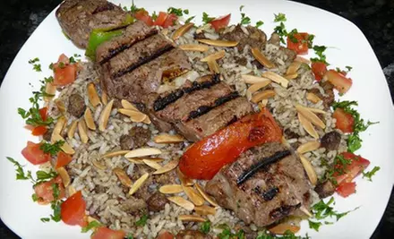 $10 for $20 Worth of Fatoosh, Falafel, Kebabs, and Drinks at Nunu's Mediterranean Cafe & Market - Primary Image