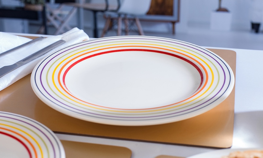 Image 7: Multi-Coloured Dinner Plates