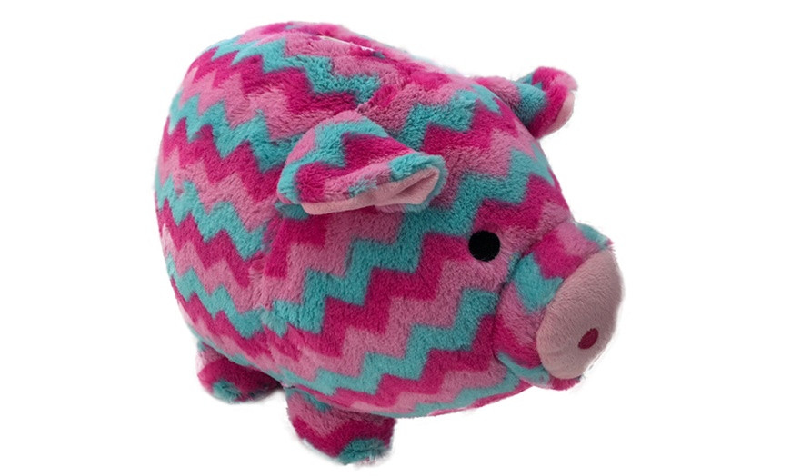 Image 9: Plush Piggy Bank