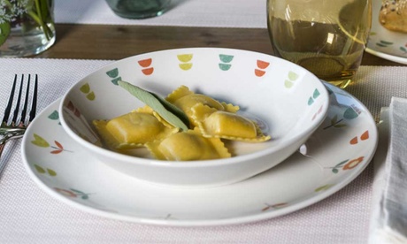 Servizio da 18 piatti Vintage Tognana in porcellana