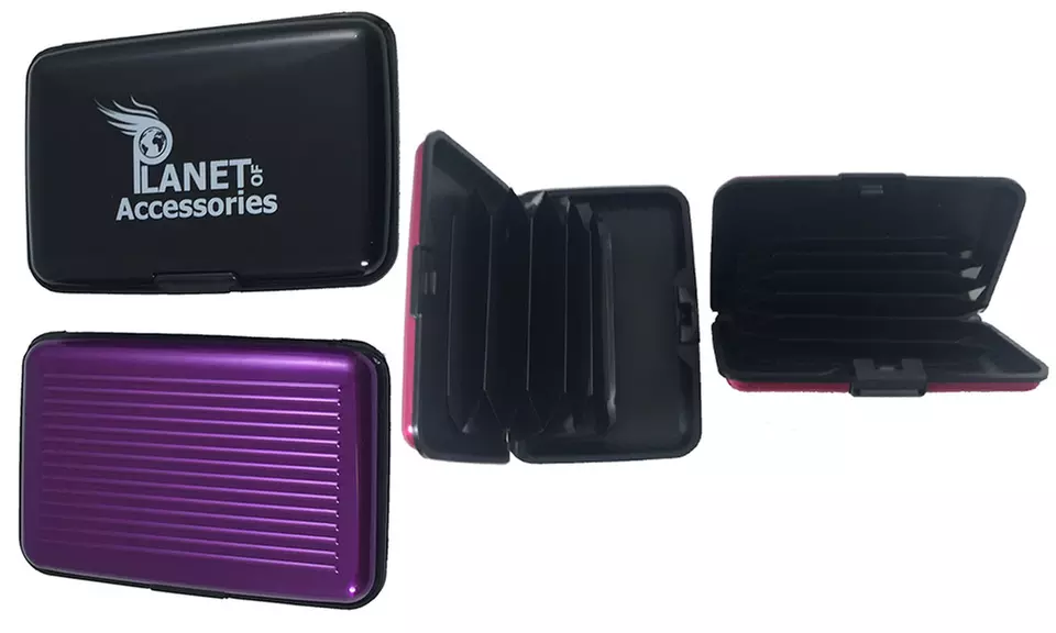 1 ou 2 porte-cartes en aluminium - Primary Image