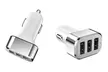 1 ou 2 chargeurs pour voiture rapides avec 3 ports USB - Second Medium