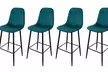 Lot de 4  tabourets de bar Urban Living, coloris au choix, livraison offerte - Second Medium