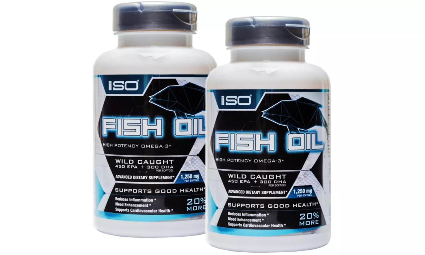 ISO Wild Caught Fish Oil Supplement (72 Servings) - Primary Image