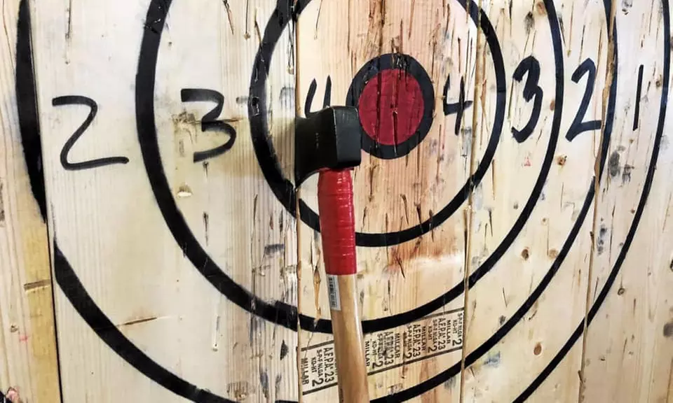 $225 for Two-Hour Private Party Rental from Space Axe Throwing ($300 Value) - Primary Image