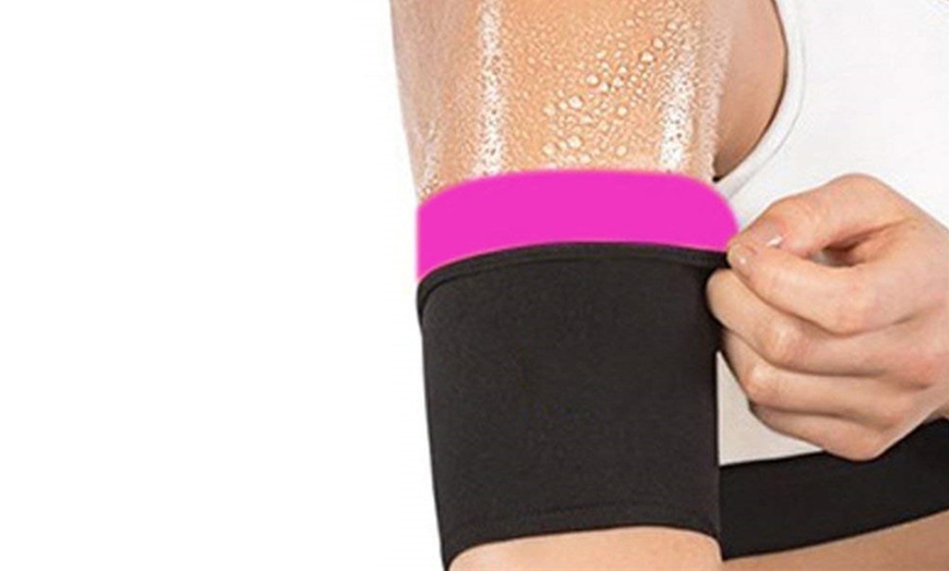 Image 6: Workout Arm Compression Bands