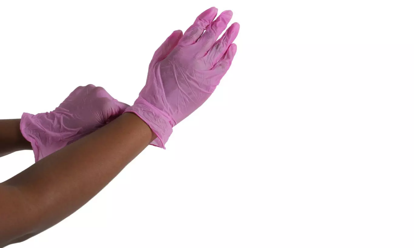 Fifth Pulse Vinyl Exam Latex Free & Powder Free Gloves - Box of 50 Gloves