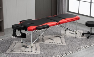 HomCom Aluminium Massage Table Bed