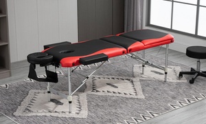 HomCom Aluminium Massage Table Bed