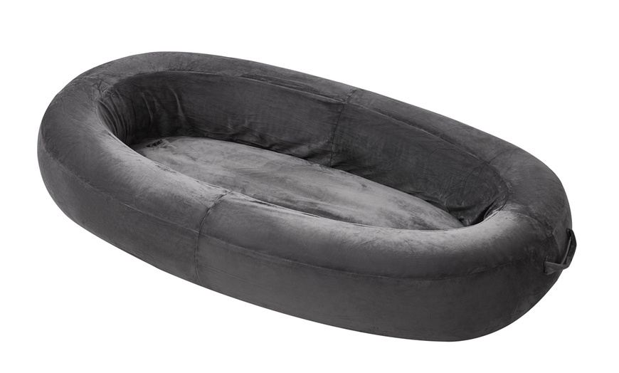 Image 3: Velvet Touch Inflatable Human Pet Bed