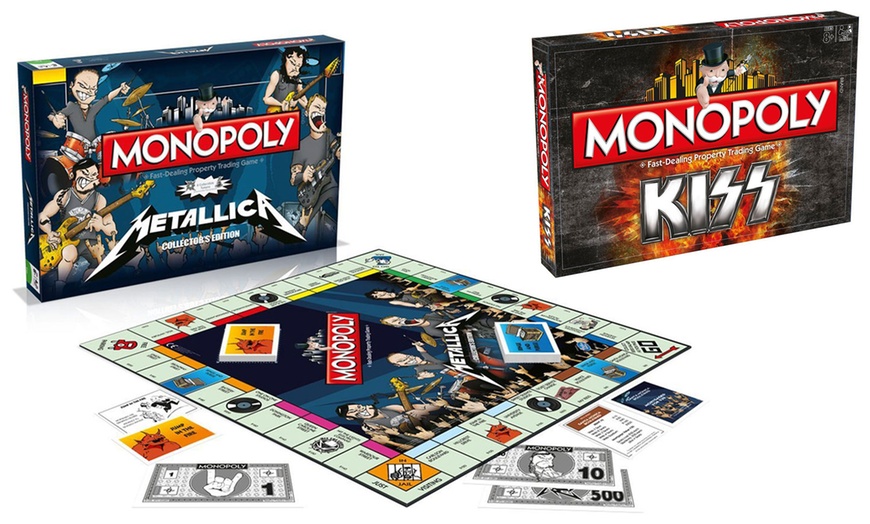 Image 1: Monopoly: KISS or Metallica