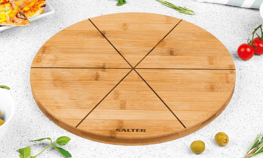 Image 7: Salter Bamboo Pizza Board