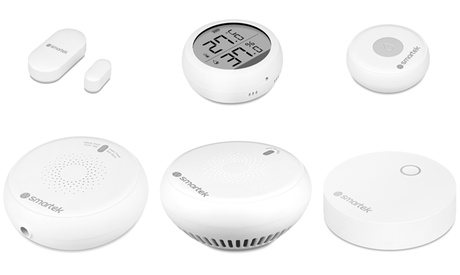 Dispositivi intelligenti per la casa Smartek ZigBee, disponibili in 2 set