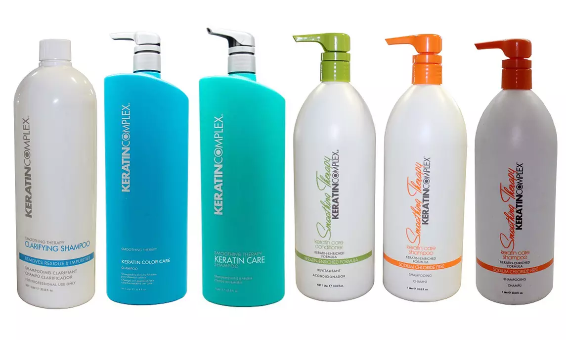 Keratin Complex Color Care Smoothing Therapy Clarifying Shampoo and Conditioner (1- or 2-Pack) - Primary Image