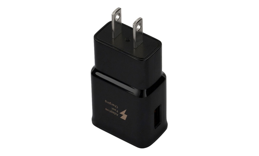 Image 4: Samsung USB Type C Cables Fast Dual Car Wall Charger for Galaxy S8 S9 S10 Note 9