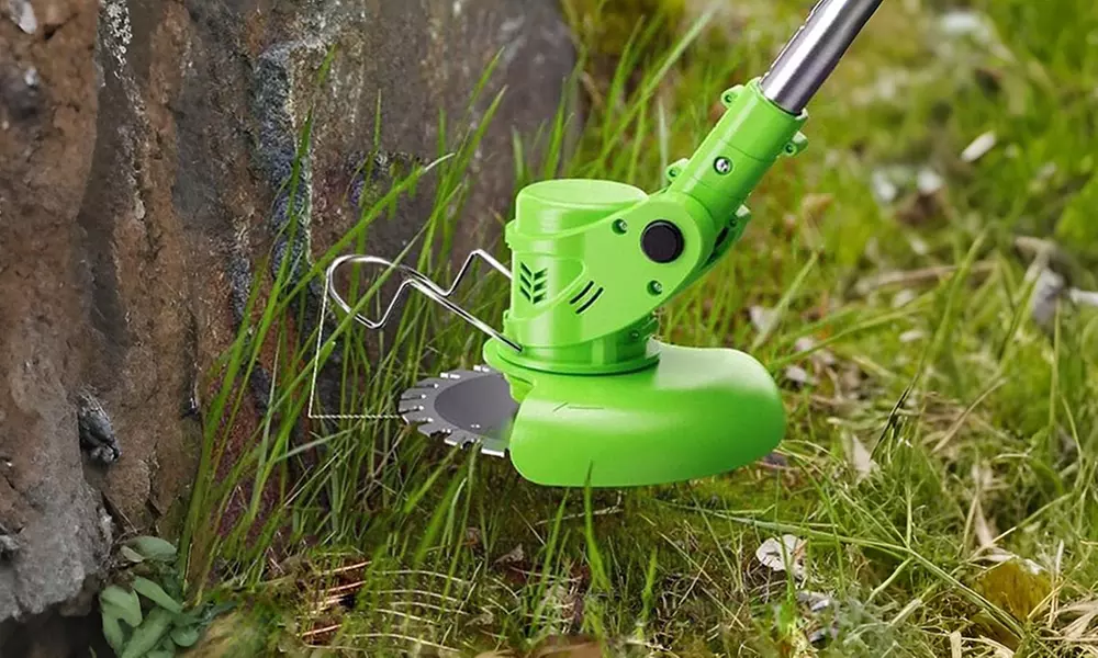 Desbrozadora eléctrica inalámbrica con doble batería de 48V