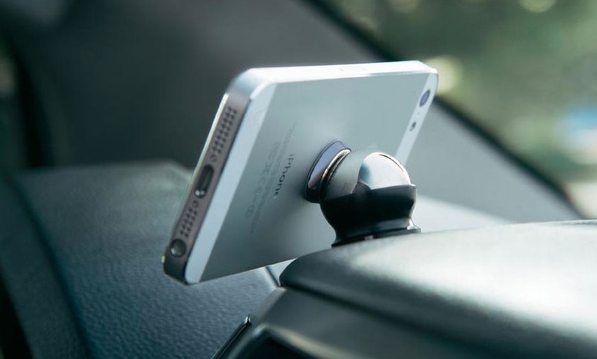 Image 1: One or Two Magnetic Smartphone Holders