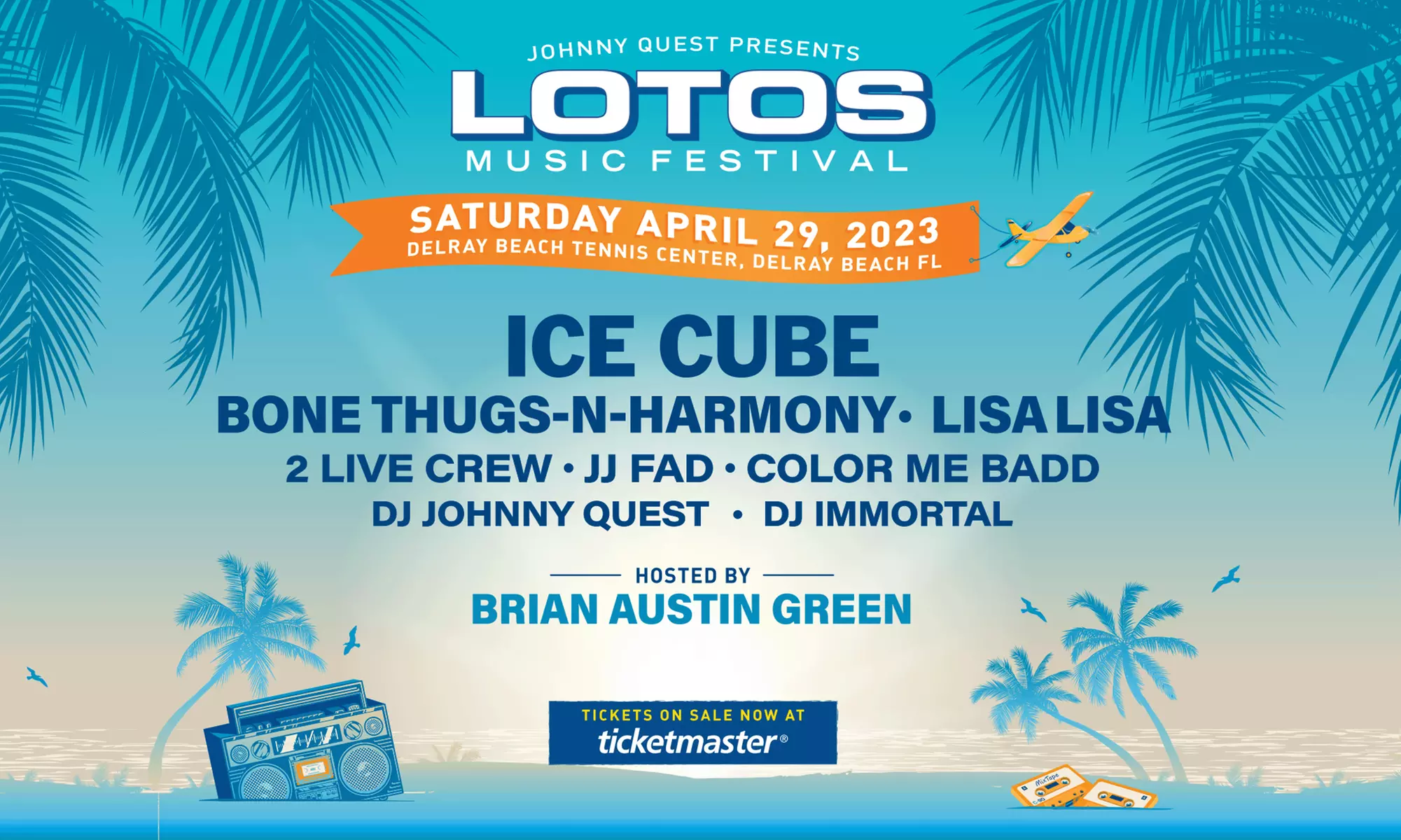 LOTOS Music Festival W/ Ice Cube, Bone Thugs-N-Harmony & More, Hosted by Brian Austin Green on April 29 at 6 p.m. - Primary Image