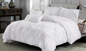 Circle Ruched Quilt Cover Set